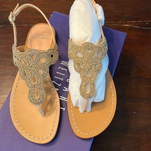 Rose gold sugar baby sandals never worry